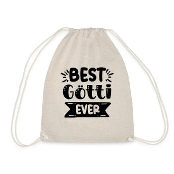 Bester Götti bescht Götti Schweiz Patenonkel - Turnbeutel - Natur - Vorne