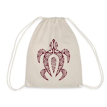 Tortue ethnique - Sac de sport léger - nature - Devant