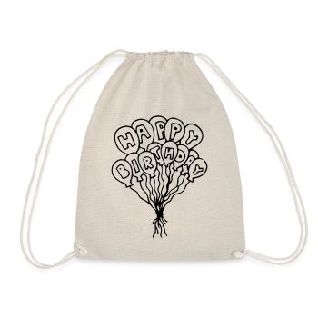 Joyeux anniversaire fête d’anniversaire anniversaire - Sac de sport léger - nature - Devant