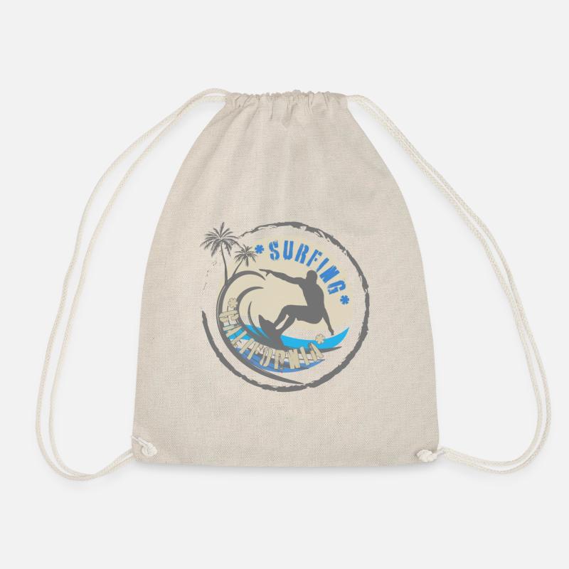 Surfing California - Turnbeutel - Natur