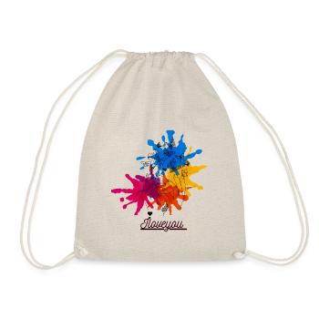 Splashes of color - Drawstring Bag - nature - Front
