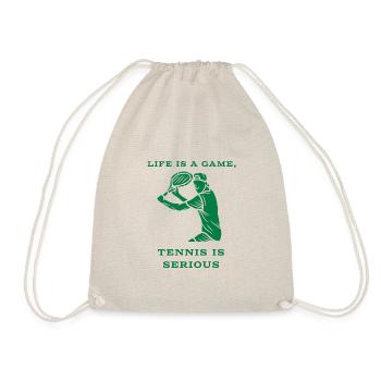 Life for tennis - Turnbeutel - Natur - Vorne