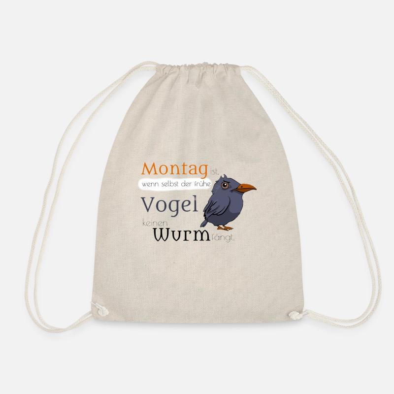 Montag - Turnbeutel - Natur