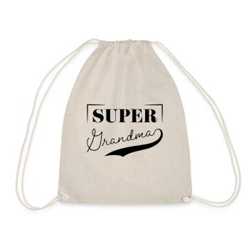 Super Oma - Turnbeutel - Natur - Vorne