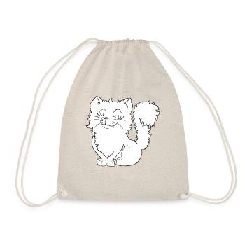Cute little cat - Drawstring Bag - nature - Front