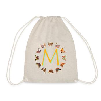 Butterflies e 56 m - Drawstring Bag - nature - Front