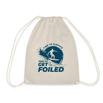 Le temps de se faire foiler, le temps de s’élever - Surfeur foil - Sac de sport léger - nature - Devant