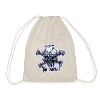 Life's true face is The Skull!!! - Sac de sport léger - nature - Devant