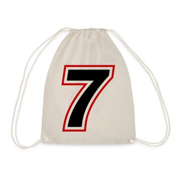 7 nombre symbole - Sac de sport léger - nature - Devant