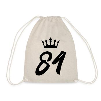 84 Couronne numérique - Sac de sport léger - nature - Devant