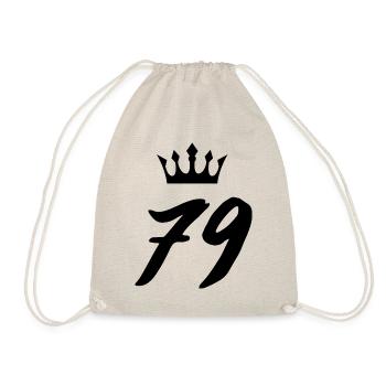 79 Number crown - Drawstring Bag - nature - Front