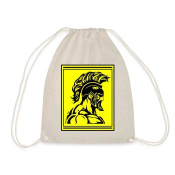 Spartan Warrior Gladiator Muscles - Drawstring Bag - nature - Front