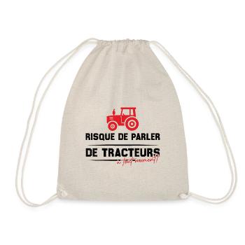 Risque de parler de tracteurs à tout moment - Sac de sport léger - nature - Devant