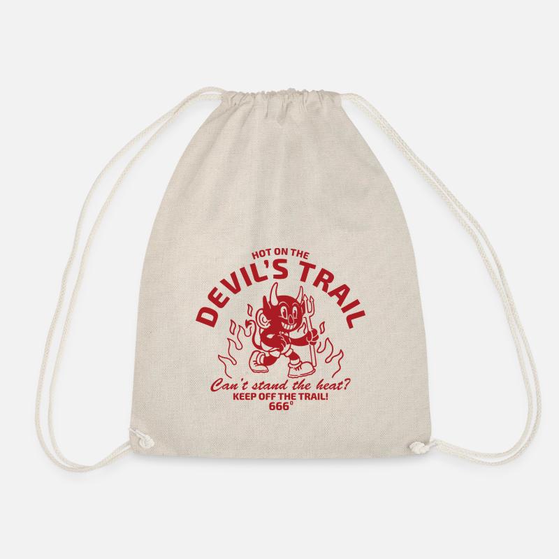Diable dans le style vintage - Sac de sport léger - nature
