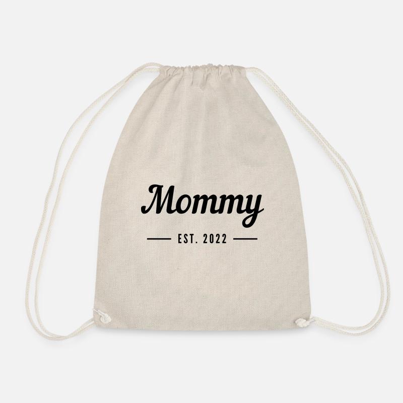 mommy 2022 - Drawstring Bag - nature