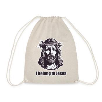 I belong to Jesus Proverbs Proverbs - Drawstring Bag - nature - Front