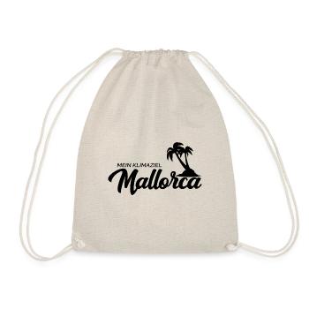Mallorca Urlaub Klimaziel - Turnbeutel - Natur - Vorne