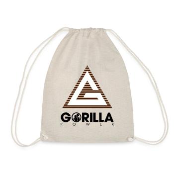 G wie Gorilla Power - Turnbeutel - Natur - Vorne