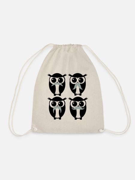 moustache owl - Sac de sport léger - nature