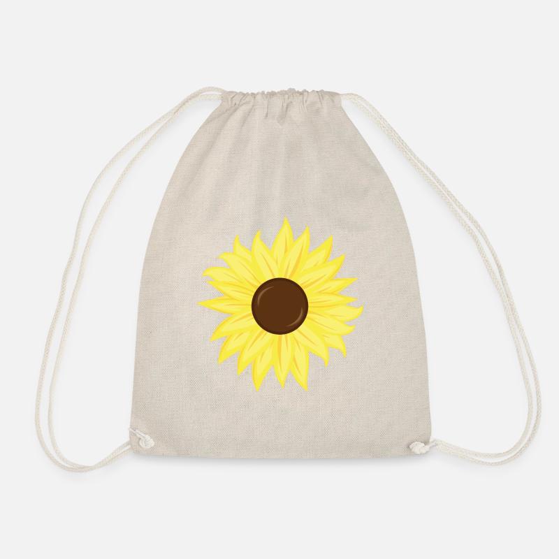 Sonnenblume - Turnbeutel - Natur
