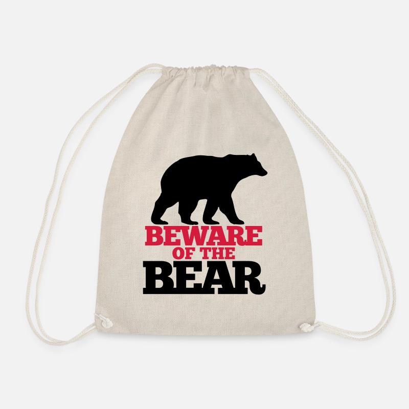 Bär Wild T-Shirt - Turnbeutel - Natur