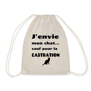 J'envie mon chat - Sac de sport léger - nature - Devant