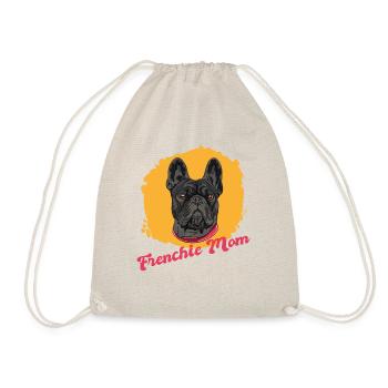 Frenchie Mom - Turnbeutel - Natur - Vorne