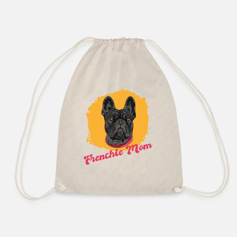 Frenchie Mom - Turnbeutel - Natur
