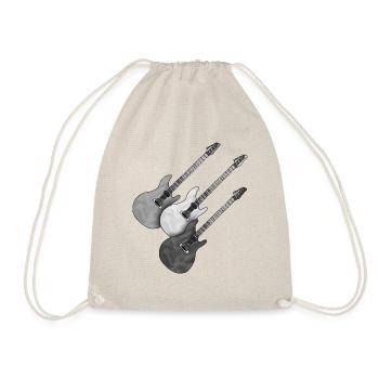Gitarren - Turnbeutel - Natur - Vorne