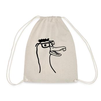 Lunettes Geek Horn Nerd Goose - Sac de sport léger - nature - Devant