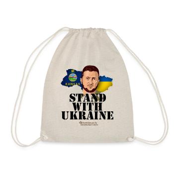 Ukraine Kansas Selenskyj - Turnbeutel - Natur - Vorne