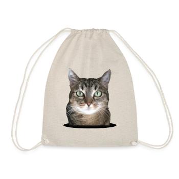 Kitty in a circle - Drawstring Bag - nature - Front