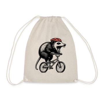 Opossum à vélo - Sac de sport léger - nature - Devant