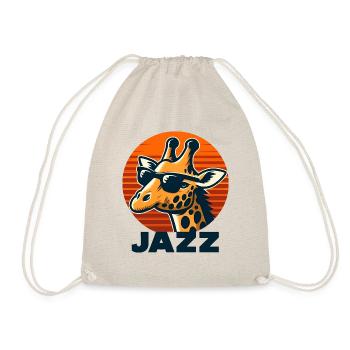 Jazz Giraffe - Turnbeutel - Natur - Vorne