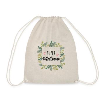 Super maîtresse cadeau maîtresse - Sac de sport léger - nature - Devant