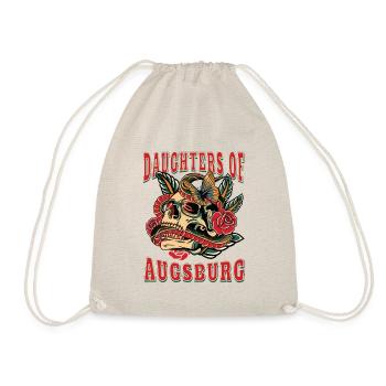 Augsburg Frau Geschenk daughters of Augsburg Retro - Turnbeutel - Natur - Vorne