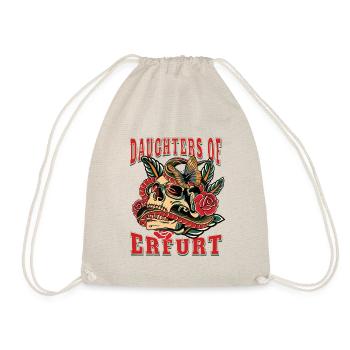 Erfurt Frau Geschenk daughters of Erfurt Retro - Turnbeutel - Natur - Vorne