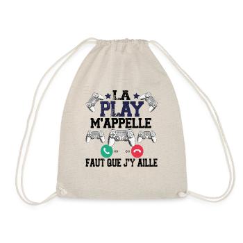 Play Station Game Gamer Gaming Gameuse Cadeau - Sac de sport léger - nature - Devant