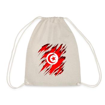 Tunisia - Drawstring Bag - nature - Front