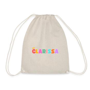 Clarissa! Personnalisable - Sac de sport léger - nature - Devant