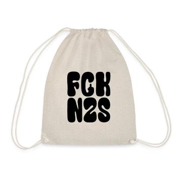 FCK NZS - Contre la droite - Plus jamais ça c’est maintenant - Sac de sport léger - nature - Devant