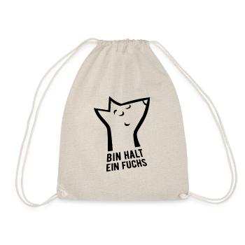 Bin halt ein Fuchs - schlau, cool & clever - Turnbeutel - Natur - Vorne