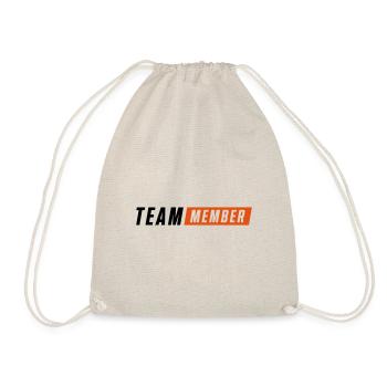 team member - Drawstring Bag - nature - Front