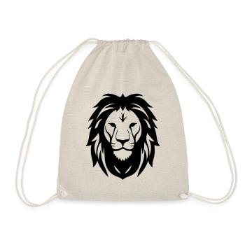 Felin jungle lion's head - Drawstring Bag - nature - Front