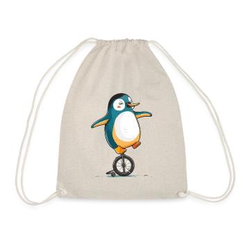 Circus Penguin - Drawstring Bag - nature - Front