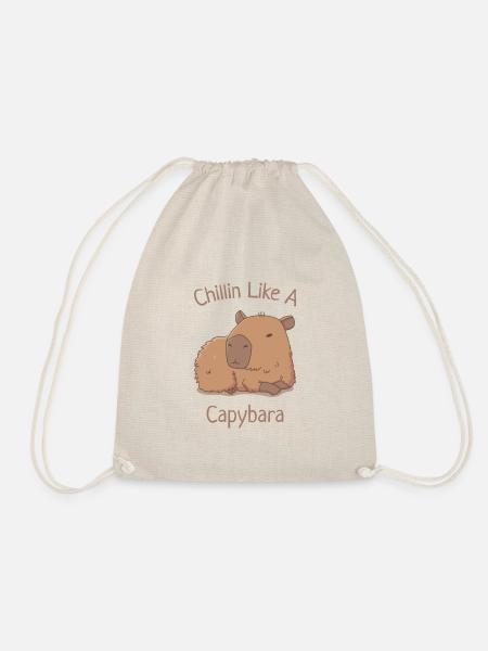 Chillin wie ein Capybara - Turnbeutel - Natur