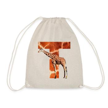 girafe t - Sac de sport léger - nature - Devant