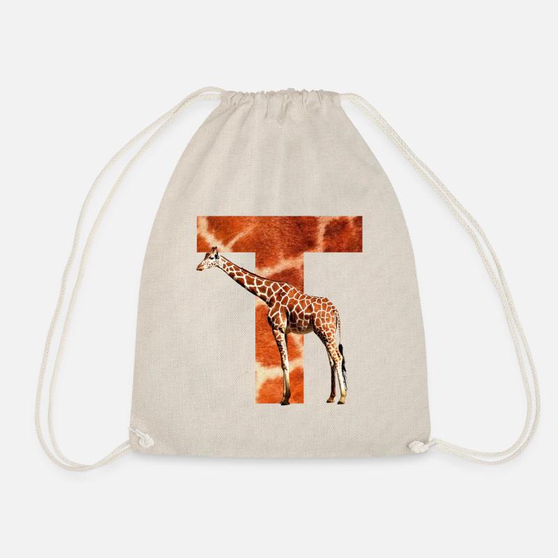 giraffe t - Turnbeutel - Natur