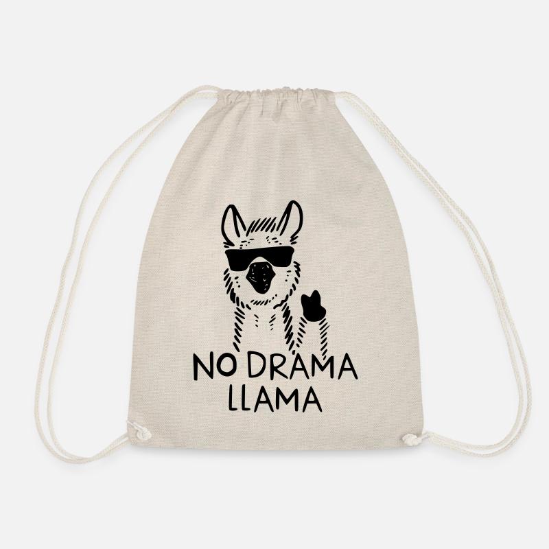 No Drama Llama - Turnbeutel - Natur