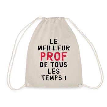 Le meilleur Prof de tous les temps ! - Sac de sport léger - nature - Devant